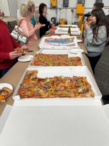 Pizza Essen für Gewinner